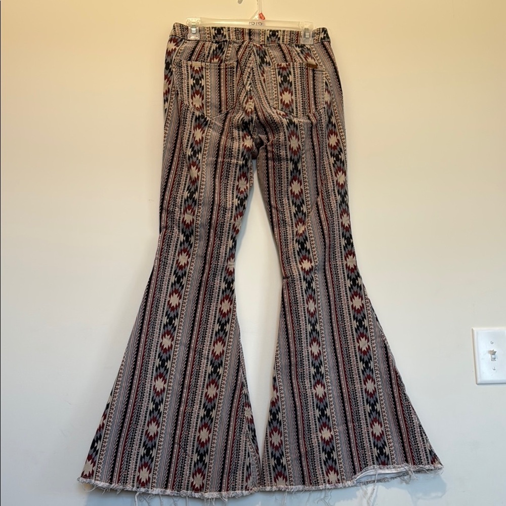 Rock&Roll Bohemian Flare Patterned Jeans - image 6